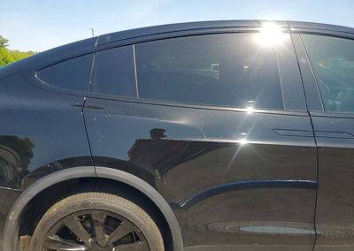 2022 Tesla Model X, daño Frontal, Copart lote 53517816, foto 10 de 12