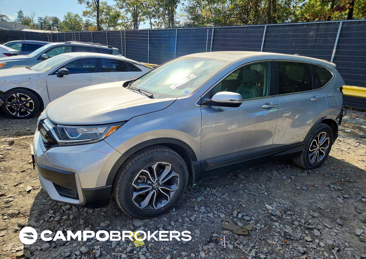 2020 Honda Cr-v Exl, daño Trasero, Copart lote 74071196