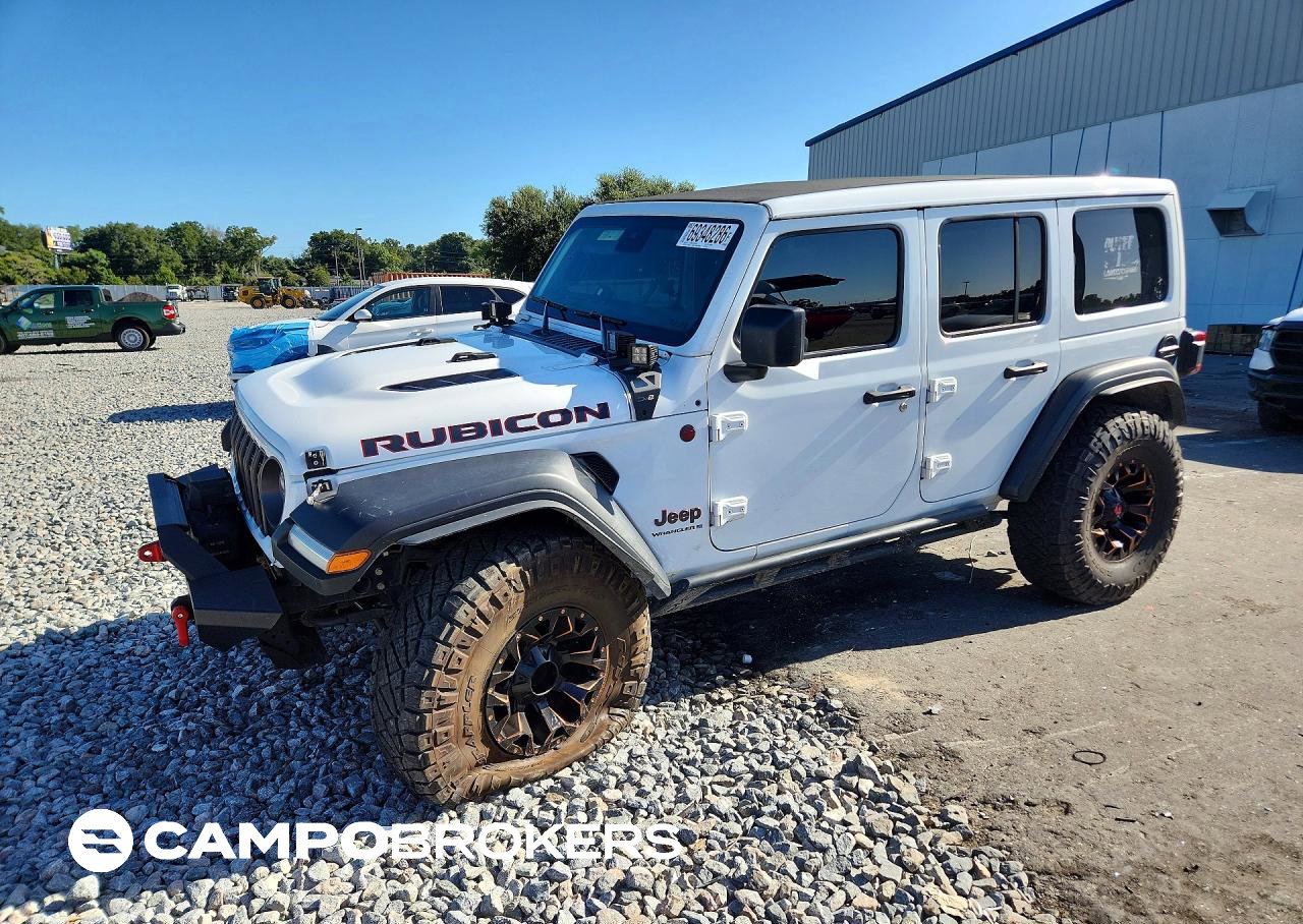 2024 Jeep Wrangler Rubicon, uszkodzenie: Bok, Copart lot 69348286
