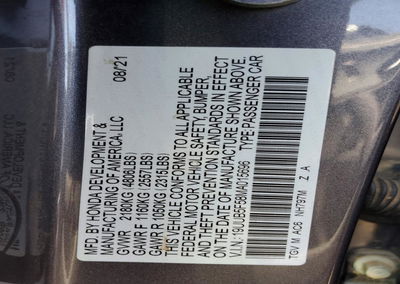 2021 Acura Tlx Tech A, Rear End damage, Copart lot 58246336, photo 12 of 14