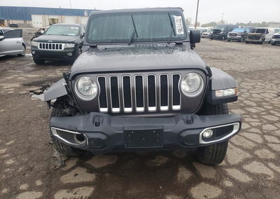 2020 Jeep Wrangler Unlimited Sahara, uszkodzenie: Tył, Copart lot 72111796, zdjęcie 5 z 14
