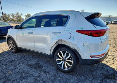 2019 Kia Sportage Ex, Side damage, Copart lot 74468306, photo 2 of 12