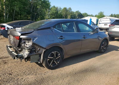 2025 Nissan Sentra Sv, Rear End damage, Copart lot 61591876, photo 3 of 13
