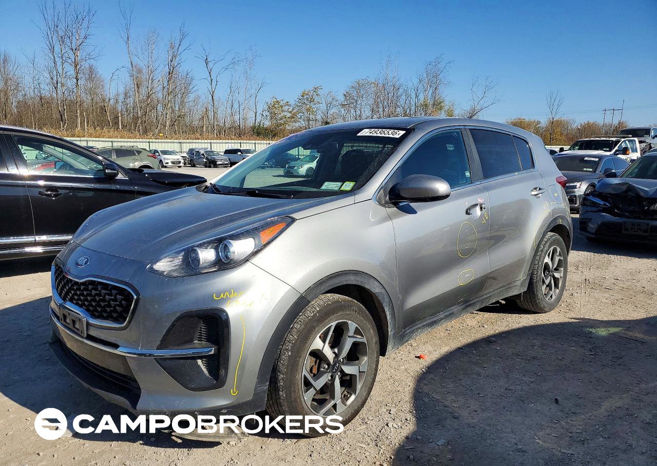 2020 Kia Sportage Lx, пошкодження: Вандалізм, Copart лот 74936536