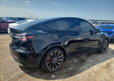 2023 Tesla Model Y, daño Frontal, Copart lote 66749296, foto 3 de 12