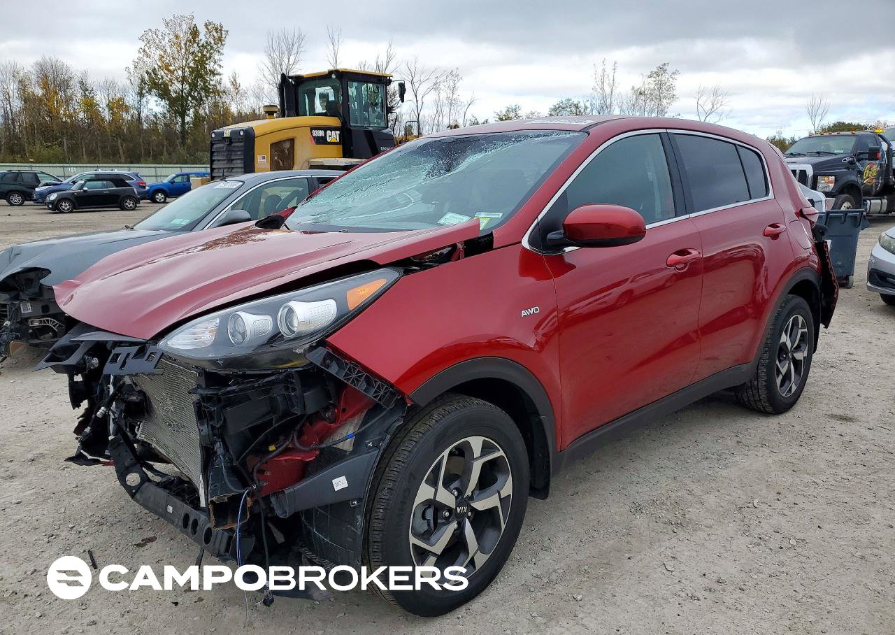 2022 Kia Sportage Lx, Front End damage, Copart lot 72917806