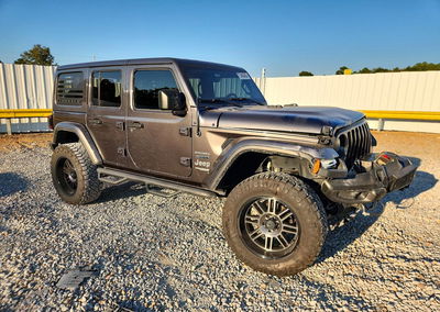 2021 Jeep Wrangler Unlimited Sahara, Front End damage, Copart lot 73480426, photo 4 of 15