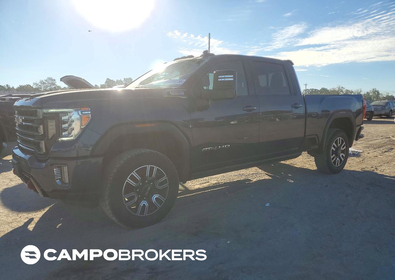 2021 Gmc Sierra K2500 At4, Top/Roof damage, Copart lot 73093756