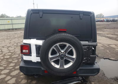 2020 Jeep Wrangler Unlimited Sahara, uszkodzenie: Tył, Copart lot 72111796, zdjęcie 6 z 14