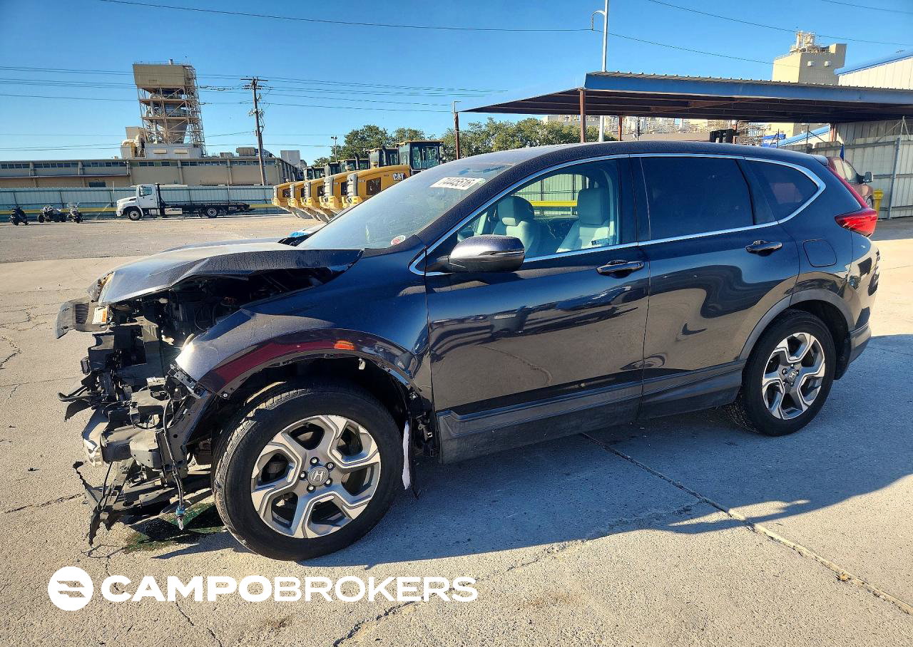 2019 Honda Cr-v Exl, пошкодження: Передня частина, Copart лот 74445516