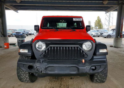 2020 Jeep Wrangler Unlimited Sport, uszkodzenie: Przód, Copart lot 74079236, zdjęcie 5 z 12