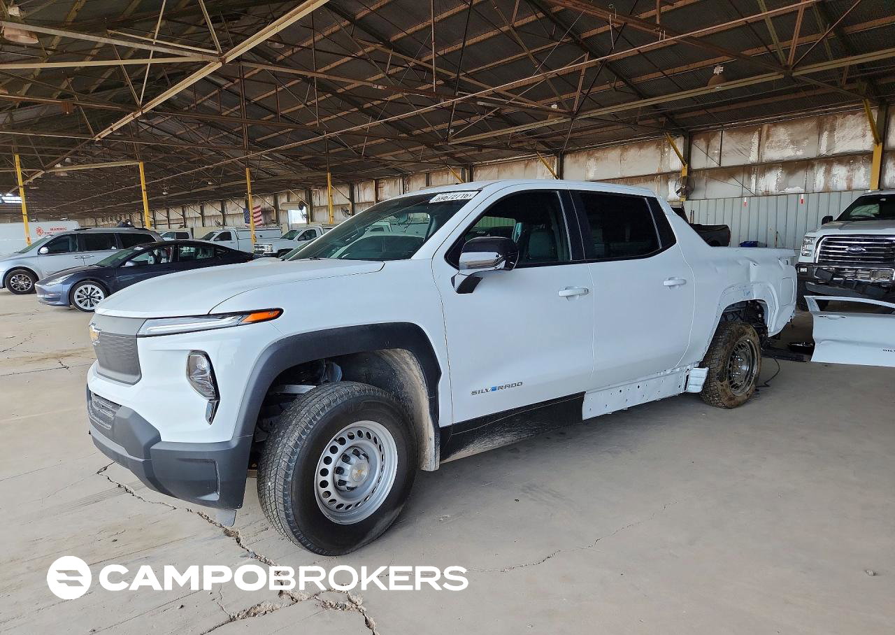 2025 Chevrolet Silverado, Side damage, Copart lot 69672716