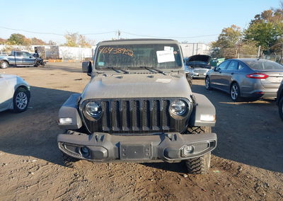 2021 Jeep Wrangler Unlimited Willys 4x4, Right Front damage, Iaai lot 46438952, photo 12 of 16