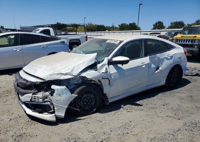 2020 Honda Civic Lx, Front End damage, Copart lot 63247586