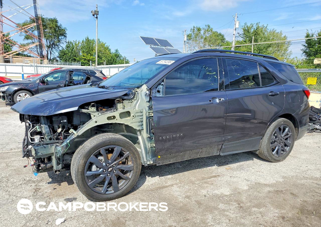 2022 Chevrolet Equinox Rs, uszkodzenie: Przód, Copart lot 69794396