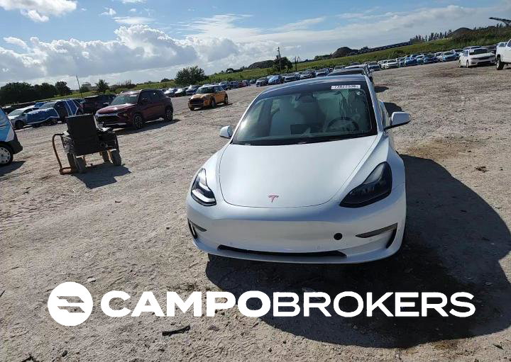 2022 Tesla Model 3, пошкодження: Затоплення, Copart лот 73822536