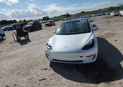2022 Tesla Model 3, пошкодження: Затоплення, Copart лот 73822536