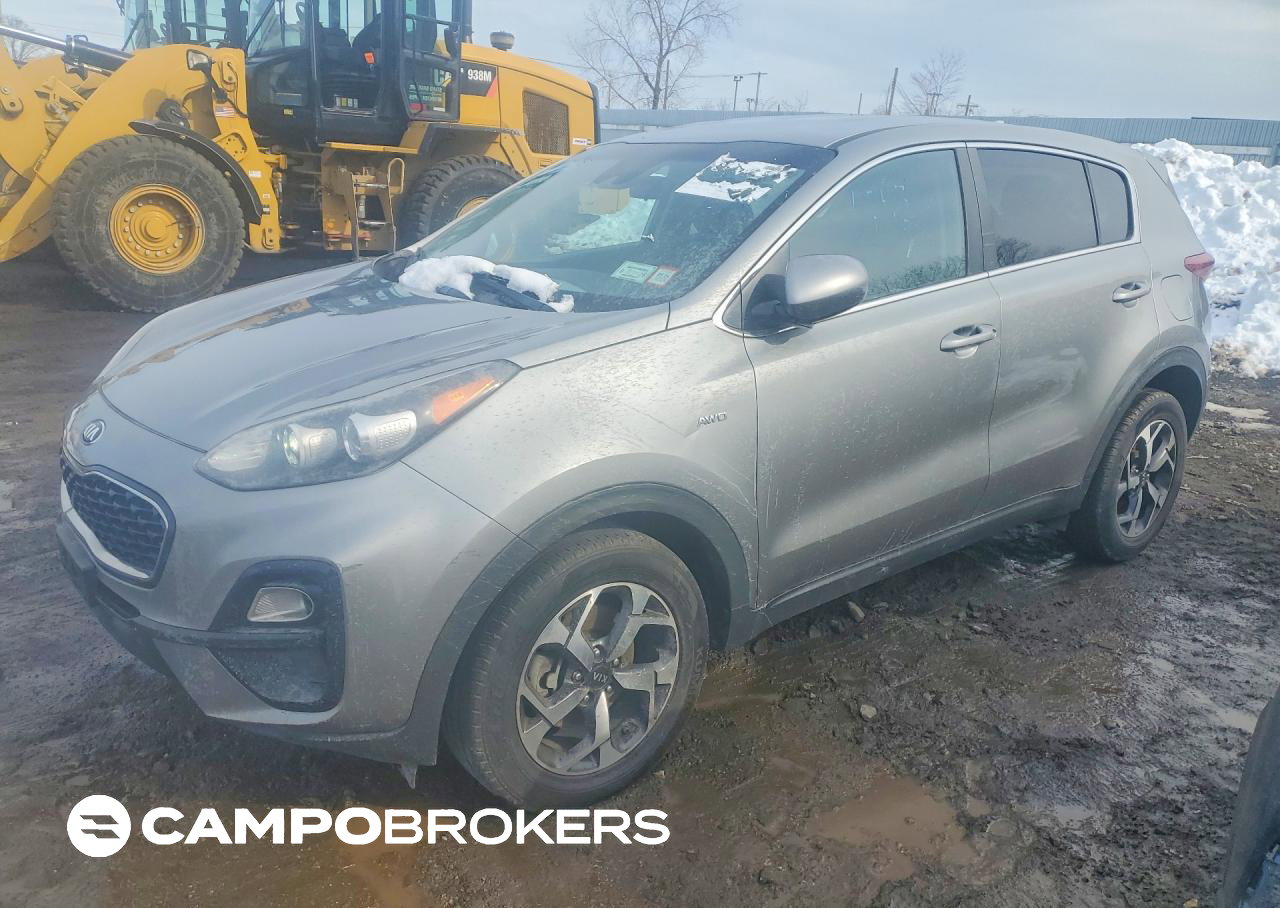 2020 Kia Sportage Lx, пошкодження: Бік, Copart лот 75682576