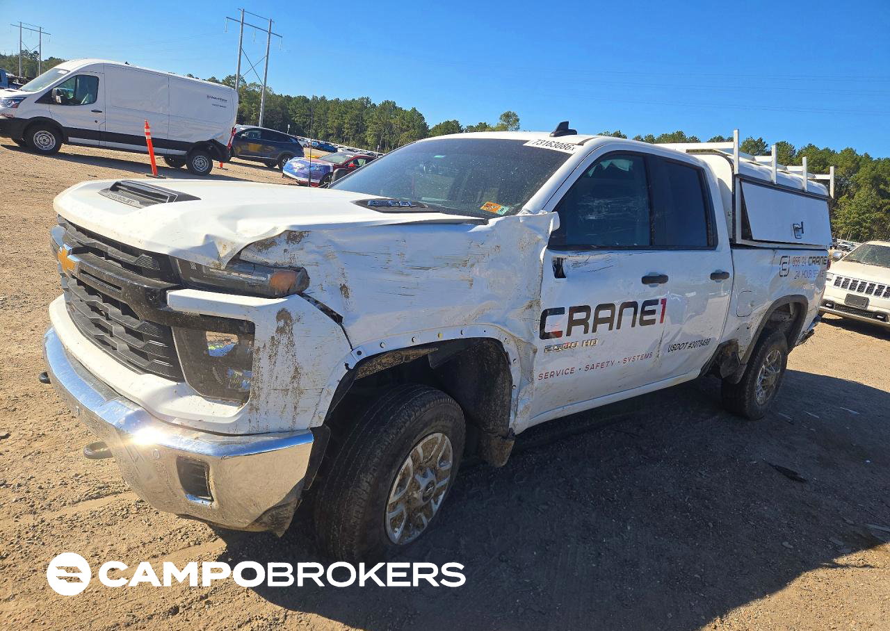 2025 Chevrolet Silverado C2500 Heavy Duty, Rollover damage, Copart lot 73163086
