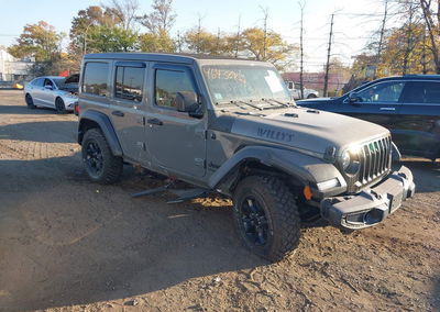 2021 Jeep Wrangler Unlimited Willys 4x4, daño Frontal derecho, Iaai lote 46438952