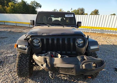2021 Jeep Wrangler Unlimited Sahara, Front End damage, Copart lot 73480426, photo 14 of 15