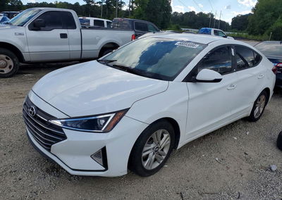 2020 Hyundai Elantra Sel, Front End damage, Copart lot 68893086
