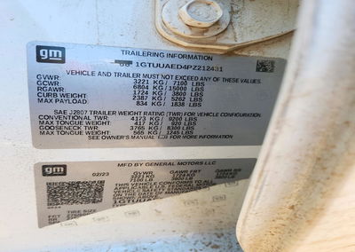 2023 Gmc Sierra K1500, uszkodzenie: Przód, Copart lot 73691916, zdjęcie 12 z 12