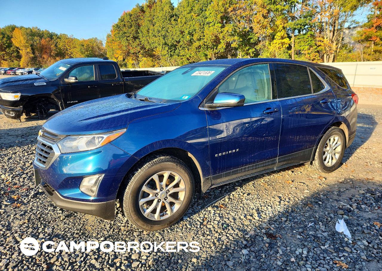 2020 Chevrolet Equinox Lt, пошкодження: Бік, Copart лот 73421536
