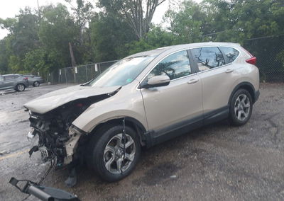 2019 Honda Cr-v Ex, daño Frontal, Iaai lote 46135638, foto 2 de 17