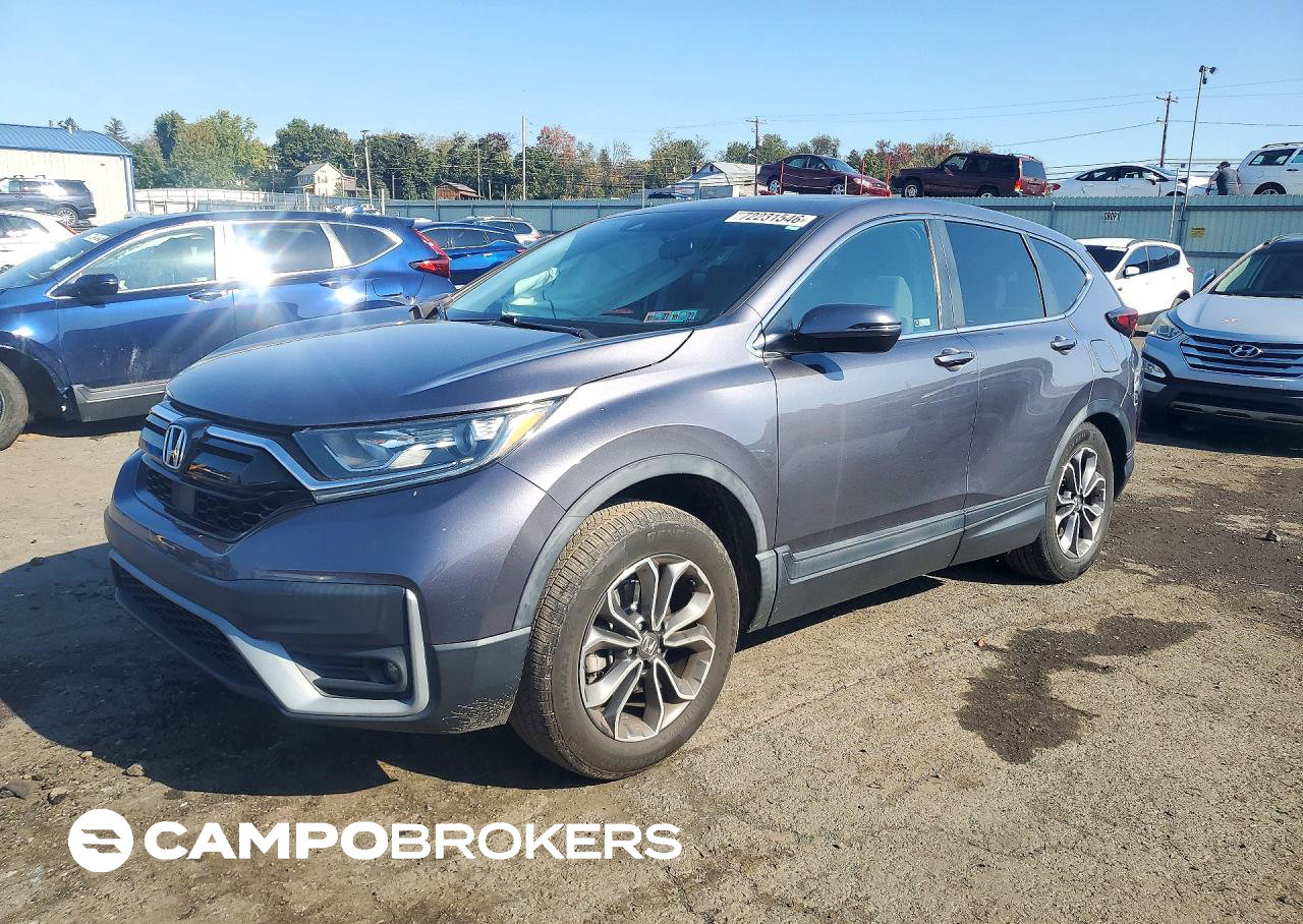 2021 Honda Cr-v Ex, Side damage, Copart lot 72231546