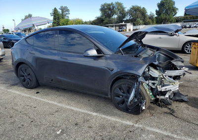 2025 Tesla Model Y, Front End damage, Copart lot 64604506, photo 4 of 15