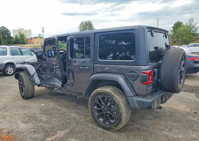 2021 Jeep Wrangler Unlimited Sahara 4xe, daño Lateral, Copart lote 69296476, foto 2 de 12