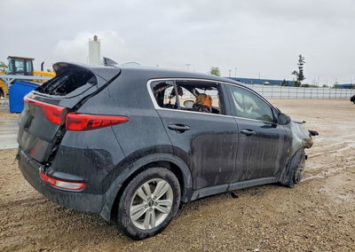 2019 Kia Sportage Lx, Burn - Engine damage, Copart lot 71027276, photo 3 of 13