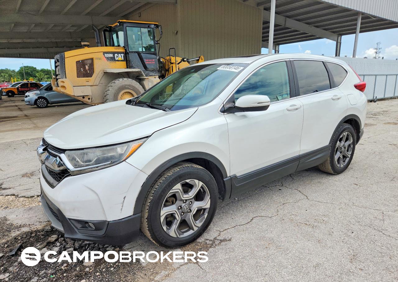 2019 Honda Cr-v Exl, пошкодження: Передня частина, Copart лот 68058146
