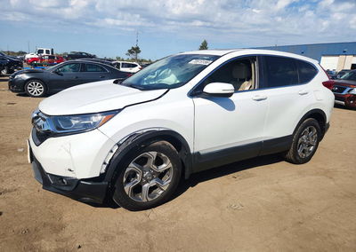 2019 Honda Cr-v Exl, daño Lateral, Copart lote 70619156, foto 1 de 14