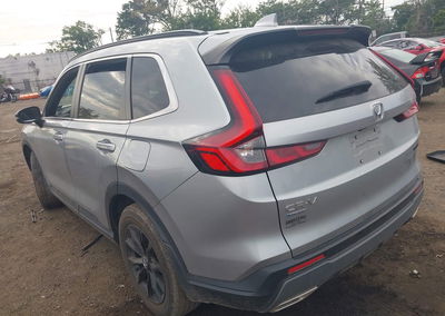 2025 Honda Cr-v Hybrid Sport, Front End damage, Iaai lot 46132769, photo 3 of 16