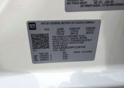 2023 Chevrolet Silverado K1500 Lt, Front End damage, Copart lot 72186206, photo 12 of 14