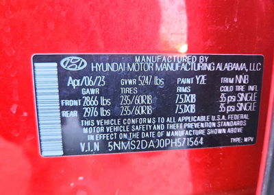 2023 Hyundai Santa Fe Sel, uszkodzenie: Przód, Copart lot 67419466, zdjęcie 13 z 15