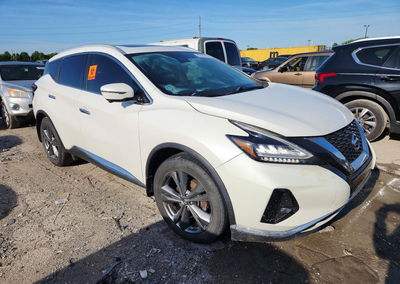2019 Nissan Murano Platinum, daño Inundación, Copart lote 55127176, foto 4 de 13