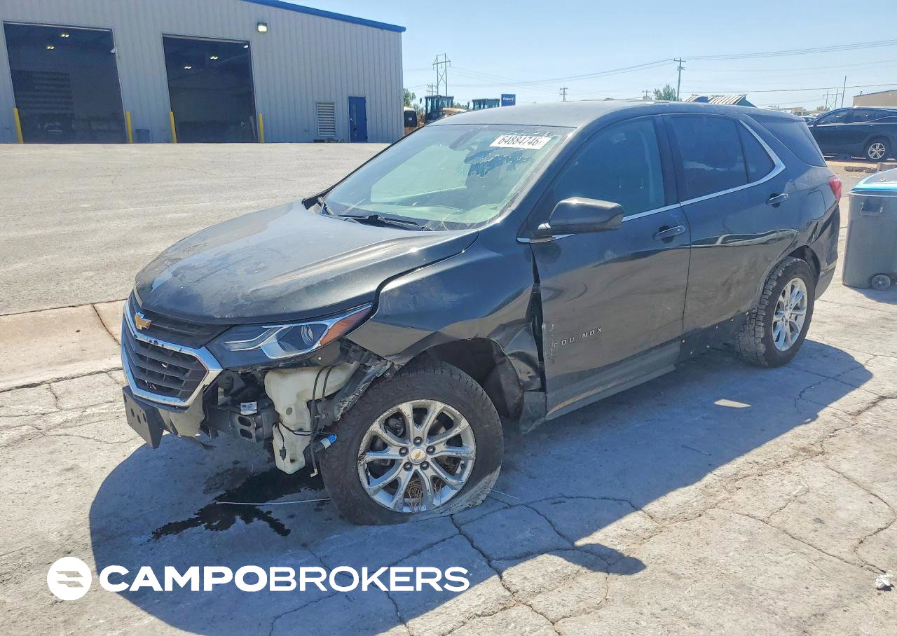 2019 Chevrolet Equinox Lt, пошкодження: Передня частина, Copart лот 64884746