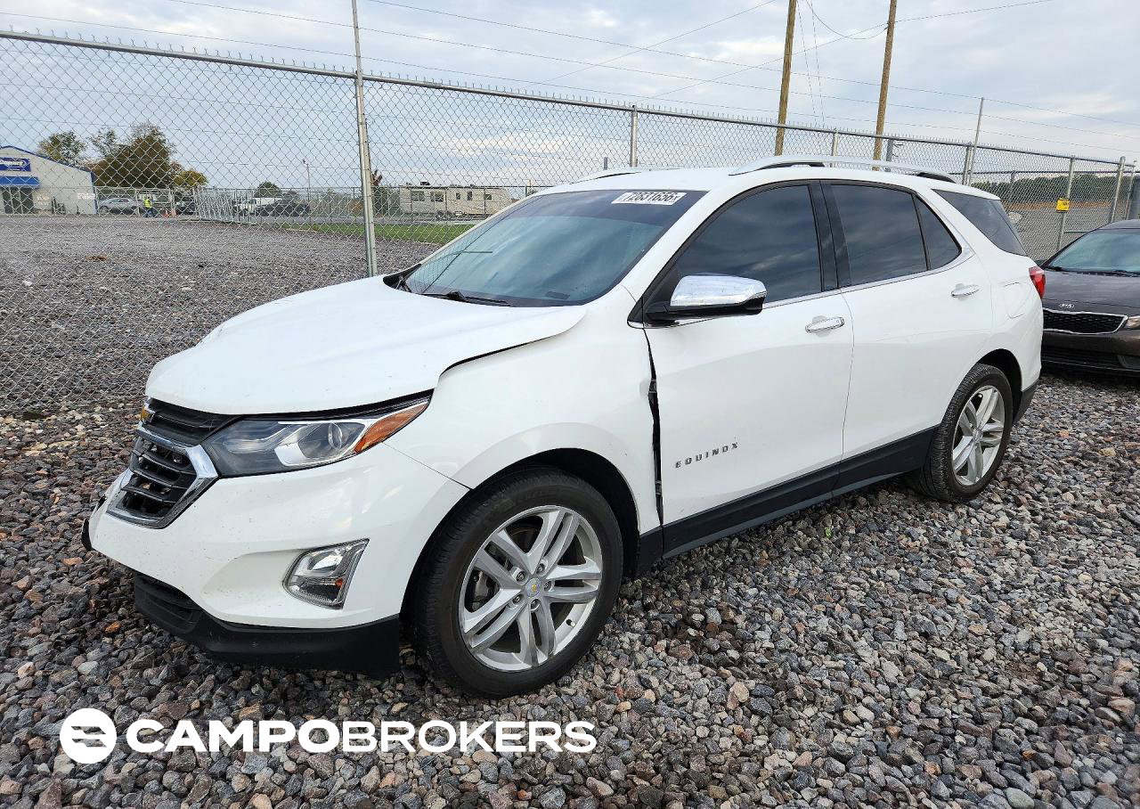 2019 Chevrolet Equinox Premier, Front End damage, Copart lot 72831656