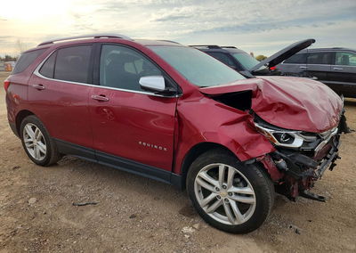 2019 Chevrolet Equinox Premier, пошкодження: Передня частина, Copart лот 73201616, фото 4 з 14