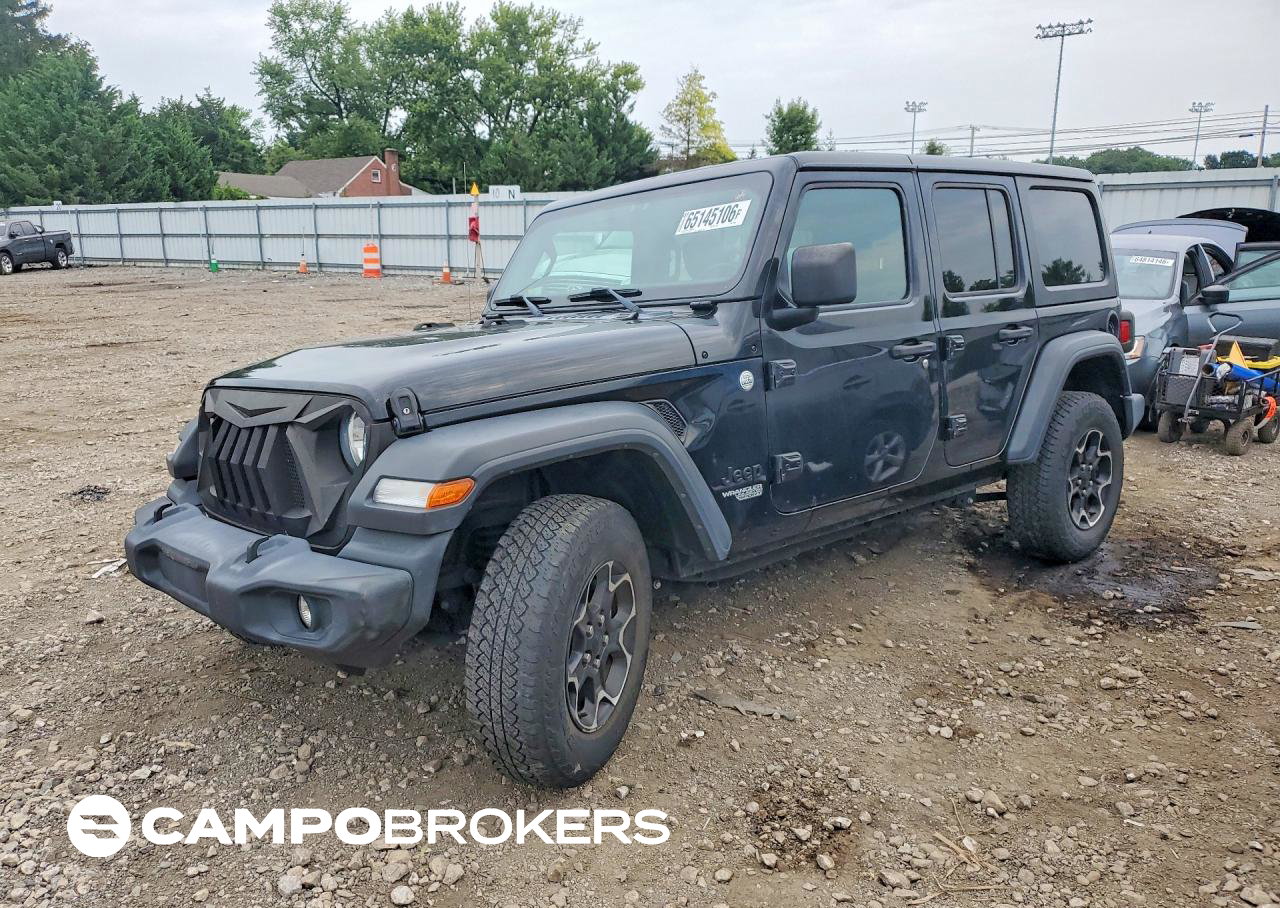 2021 Jeep Wrangler Unlimited Sport, uszkodzenie: Podwozie, Copart lot 65145106