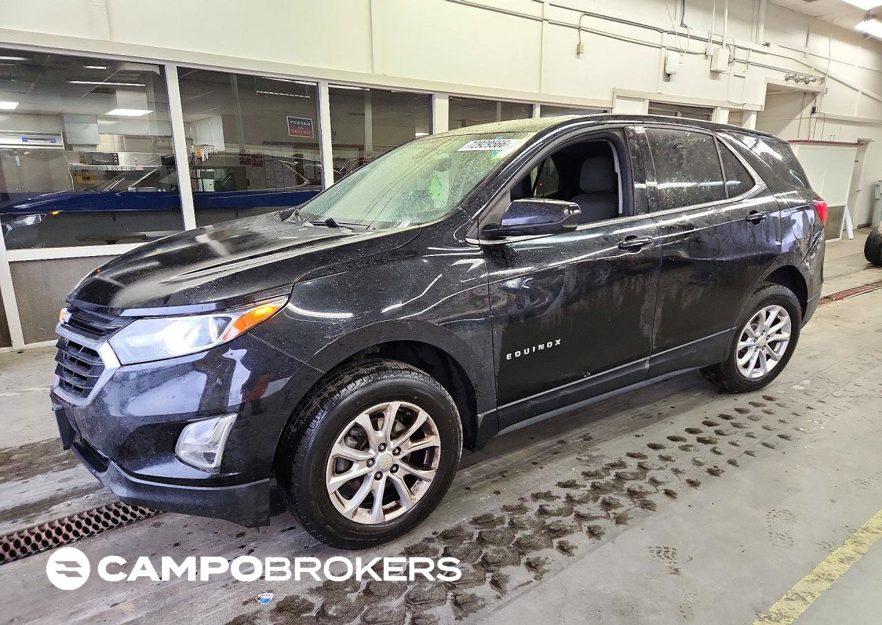 2020 Chevrolet Equinox Lt, daño Trasero, Copart lote 72929566