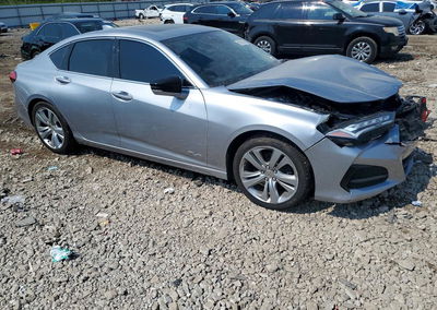 2021 Acura Tlx Technology, uszkodzenie: Przód, Copart lot 63550226, zdjęcie 4 z 12