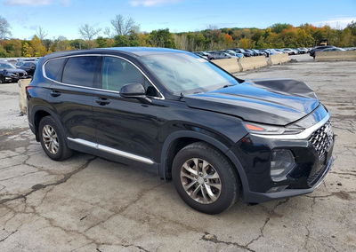 2020 Hyundai Santa Fe Sel, daño Frontal, Copart lote 72780996, foto 4 de 15