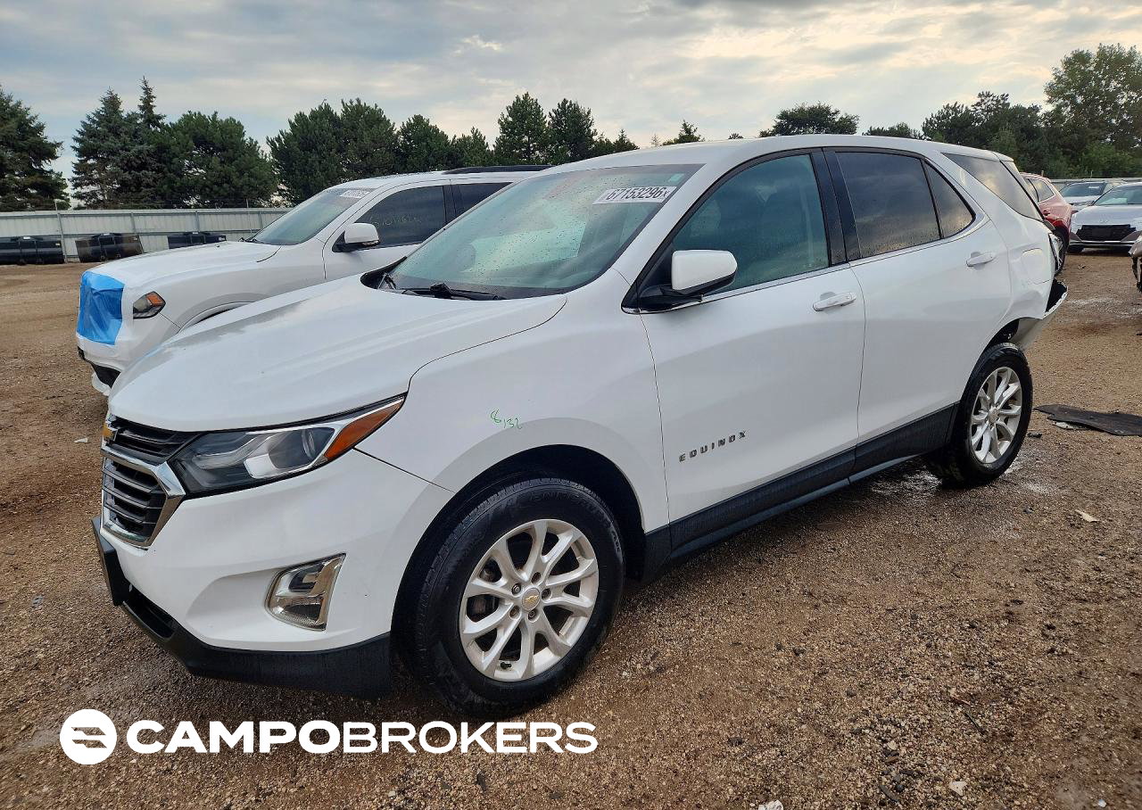 2019 Chevrolet Equinox Lt, daño Trasero, Copart lote 67153296