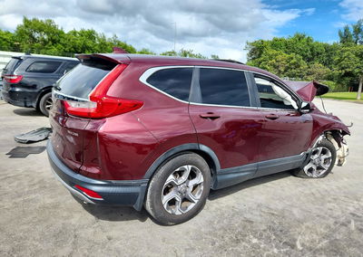 2019 Honda Cr-v Ex, daño Frontal, Copart lote 73177286, foto 3 de 15