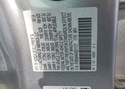 2025 Honda Cr-v Ex, daño Lateral, Copart lote 50284816, foto 13 de 15