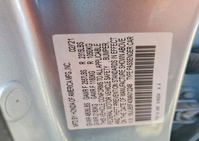 2021 Acura Tlx Technology, uszkodzenie: Przód, Copart lot 63550226, zdjęcie 12 z 12